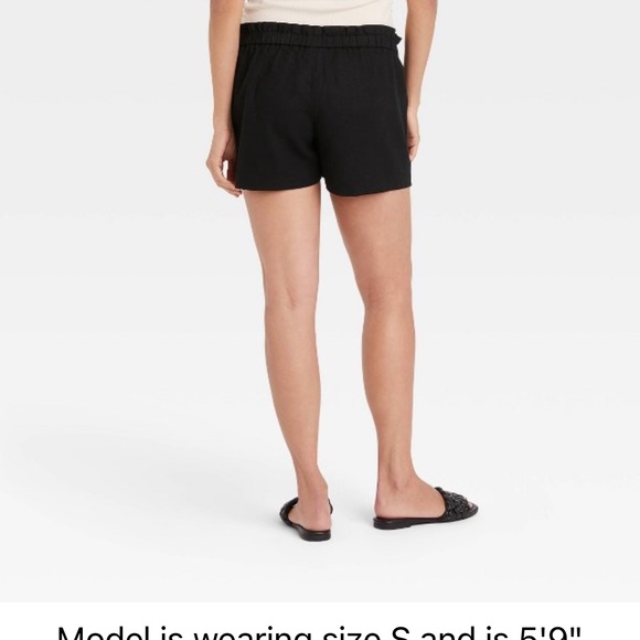 Tie Front Pull On Maternity Shorts from Isabel Maternity - Picture 2 of 4